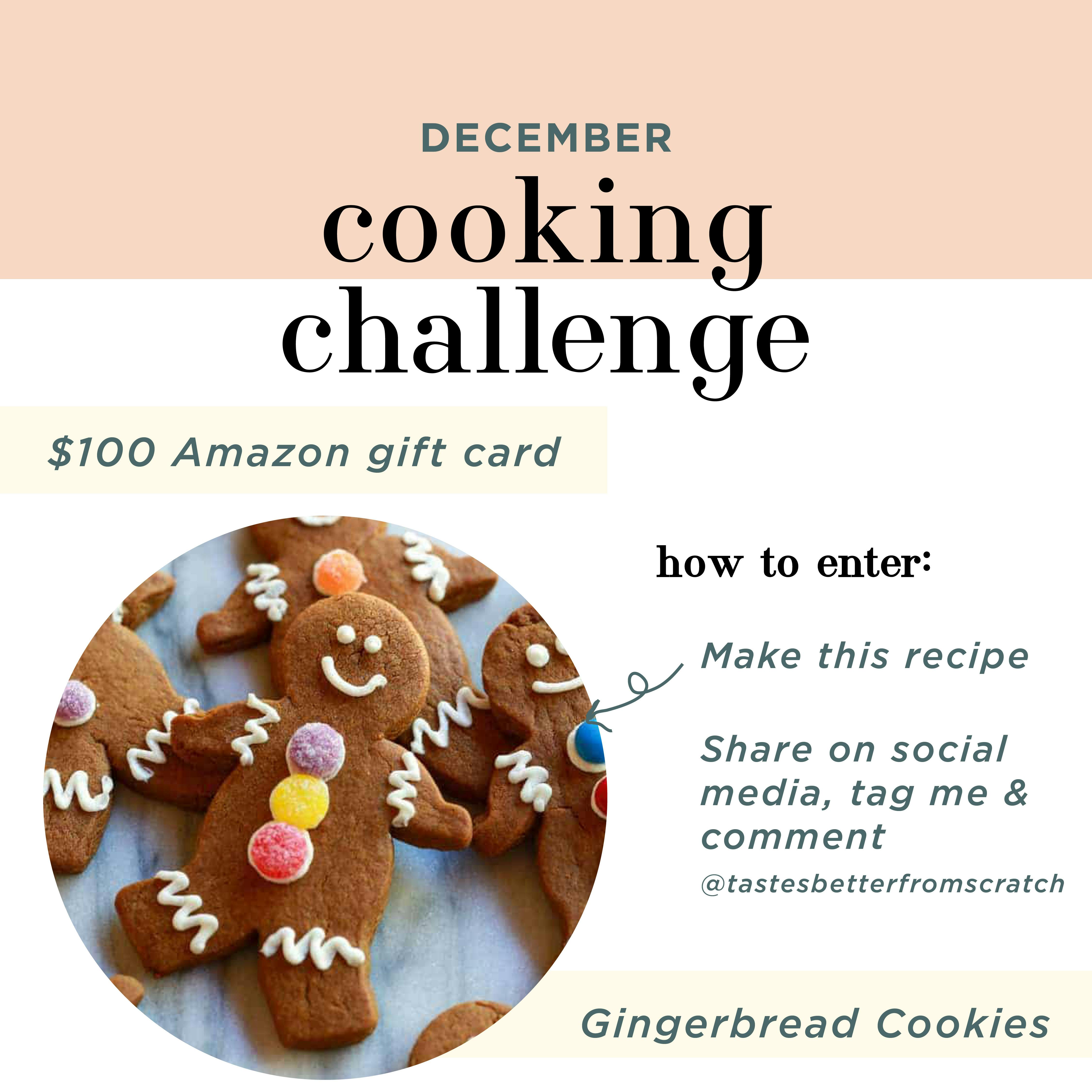 December Cooking Challenge details