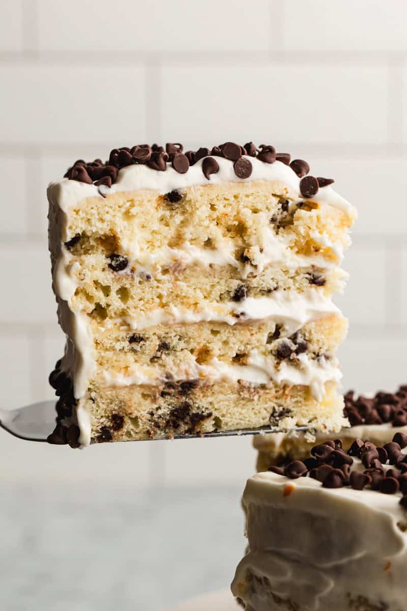 Cannoli Cake.