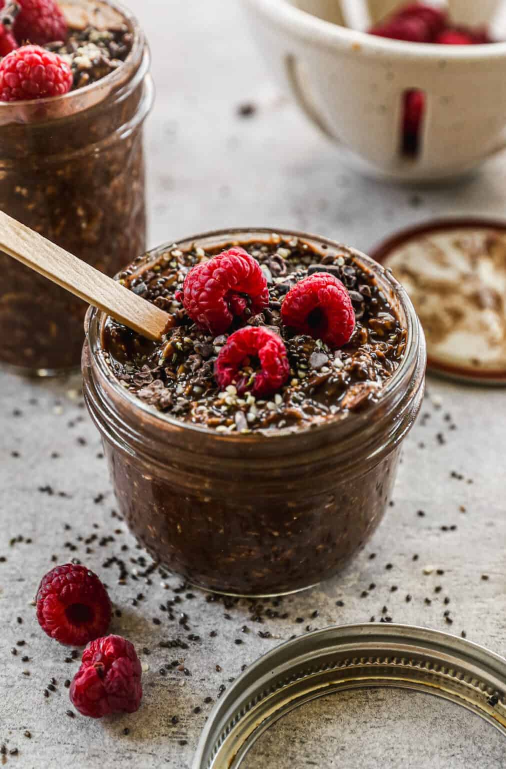 Chocolate Overnight Oats.