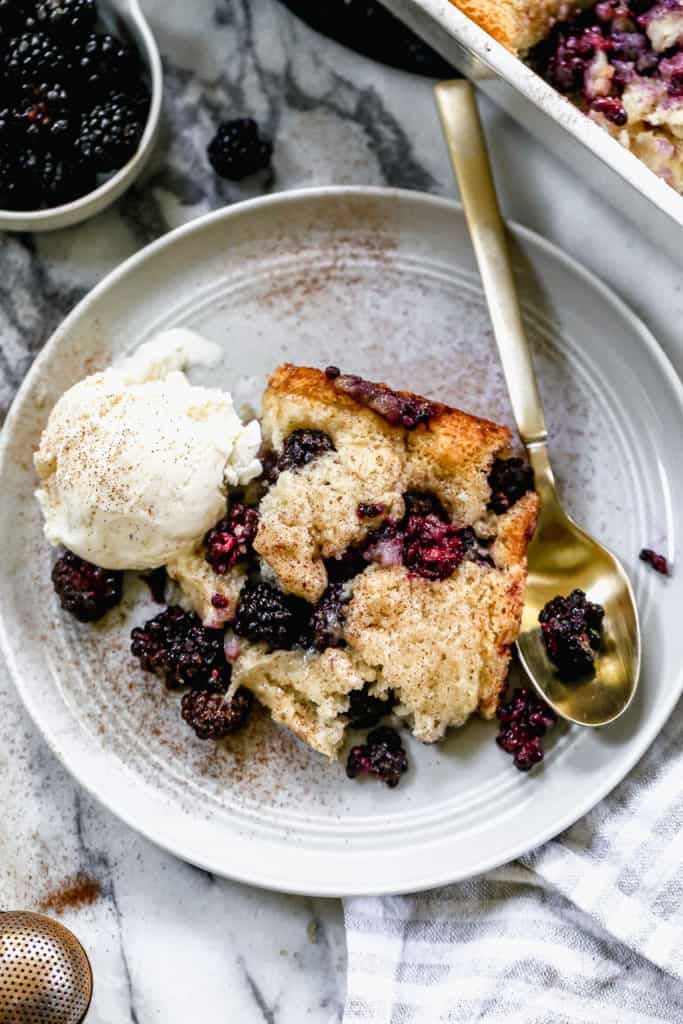 Blackberry Cobbler.