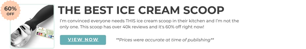 The best ice cream scoop I'm convinced everyone needs THIS ice cream scoop in their kitchen and I'm not the only one. This scoop has over 40k reviews and it's 60% off right now! 