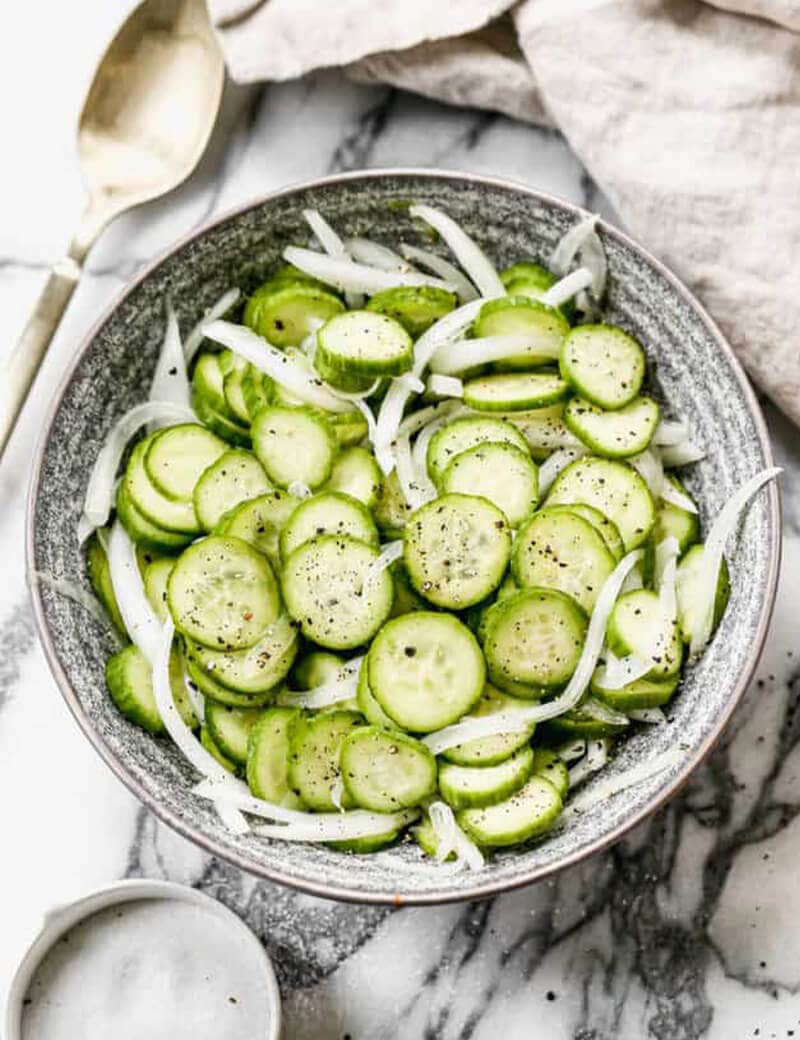Cucumber Onion Salad