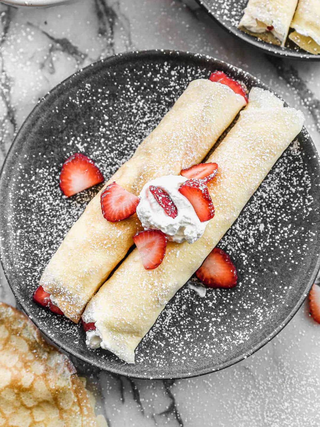 Strawberry Crepes.