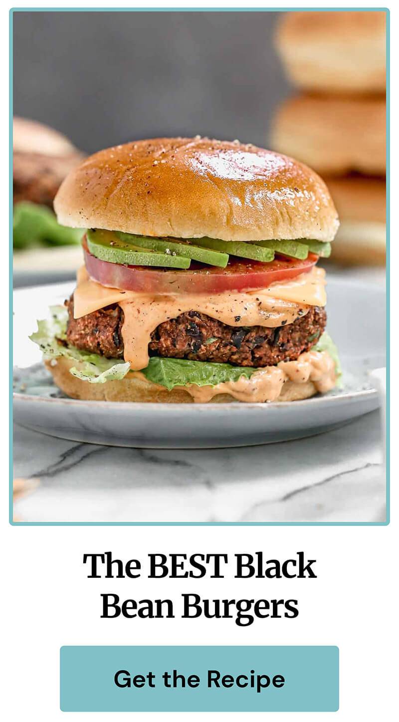The BEST Black Bean Burgers | GET THE RECIPE