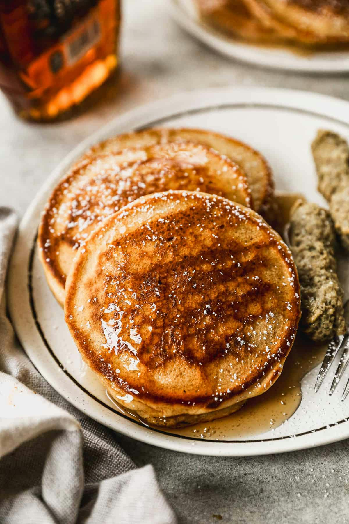 Whole Wheat Pancakes.