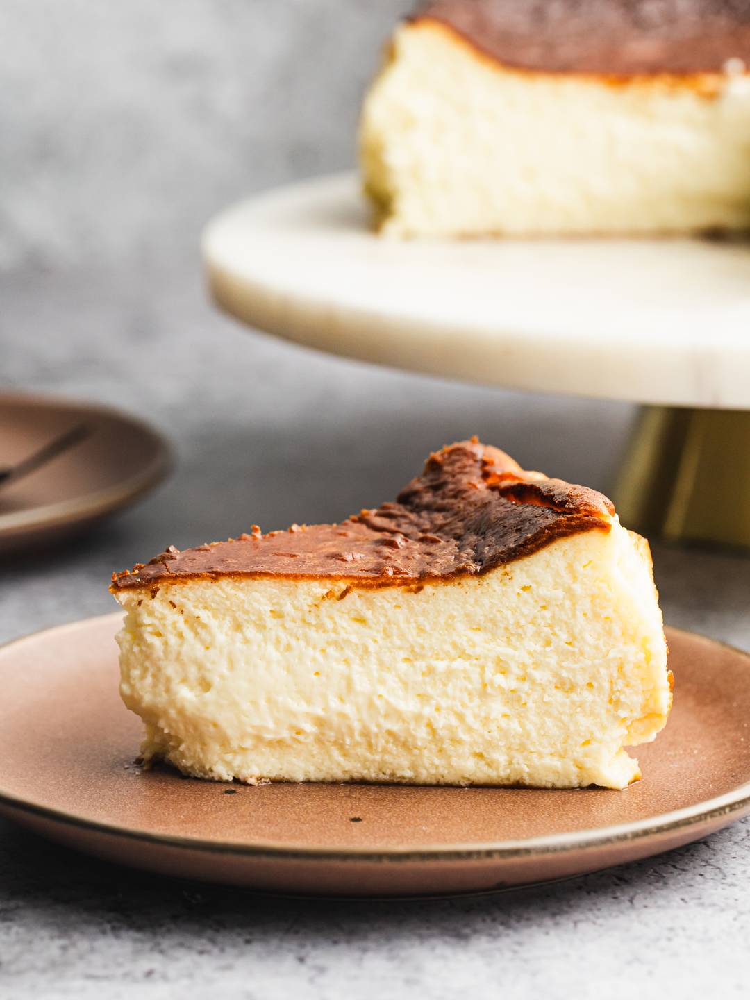 basque cheesecake.