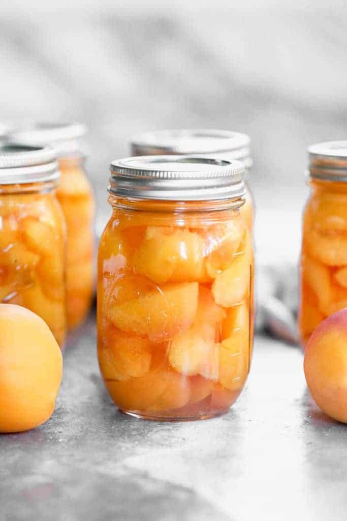 Canned Peaches.