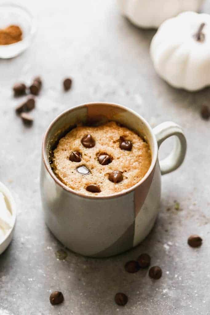 Pumpkin Mug Cake.