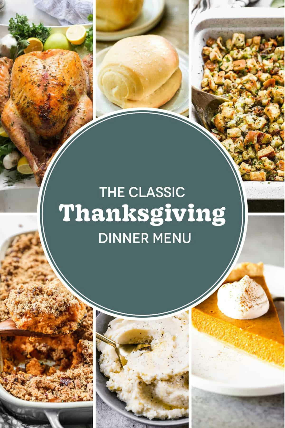 The Classic Thanksgiving Menu Recipe Collection.