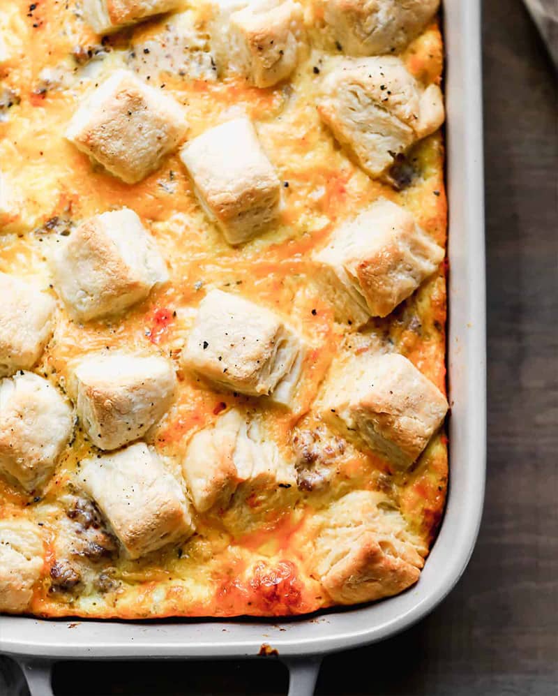 Biscuits and Gravy Casserole