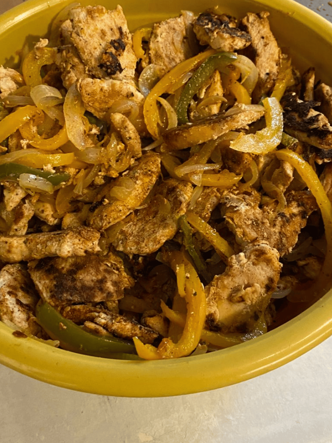 Sheet Pan Chicken Fajitas.