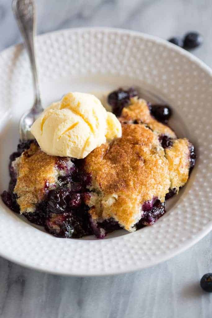 Blueberry Cobbler.