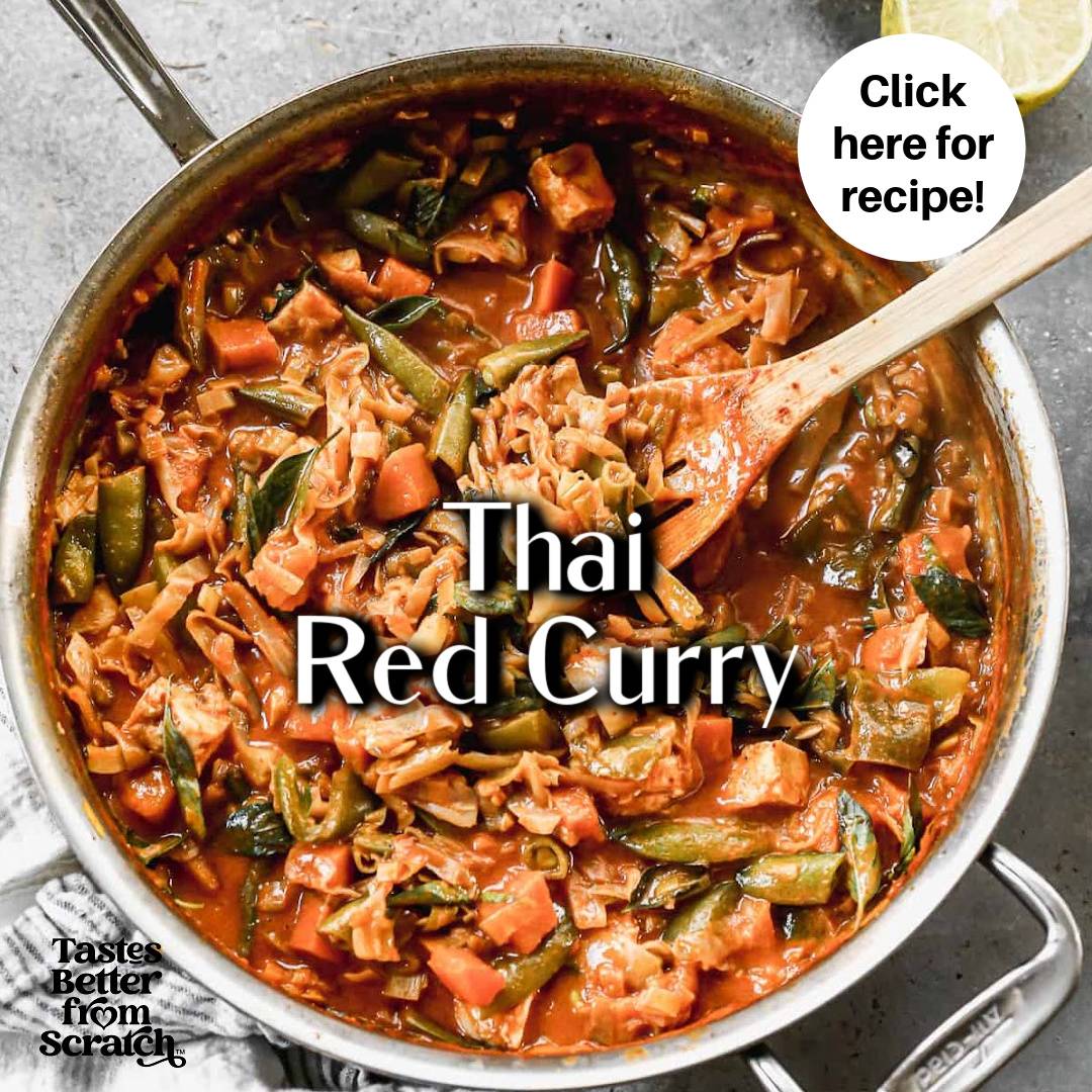 Thai Red Curry- click here for recipe!