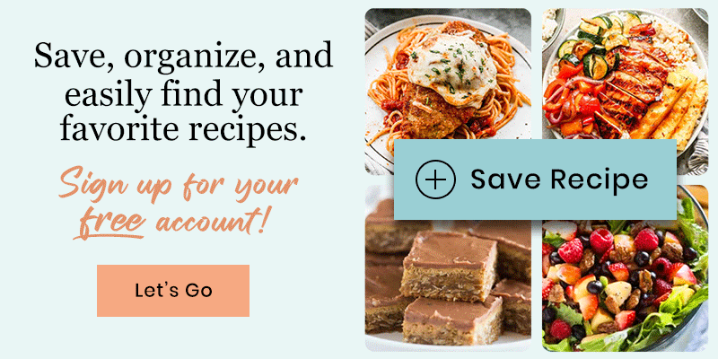 Create Account and Save Recipes