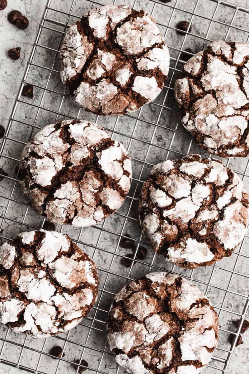 Chocolate Crinkle Cookies