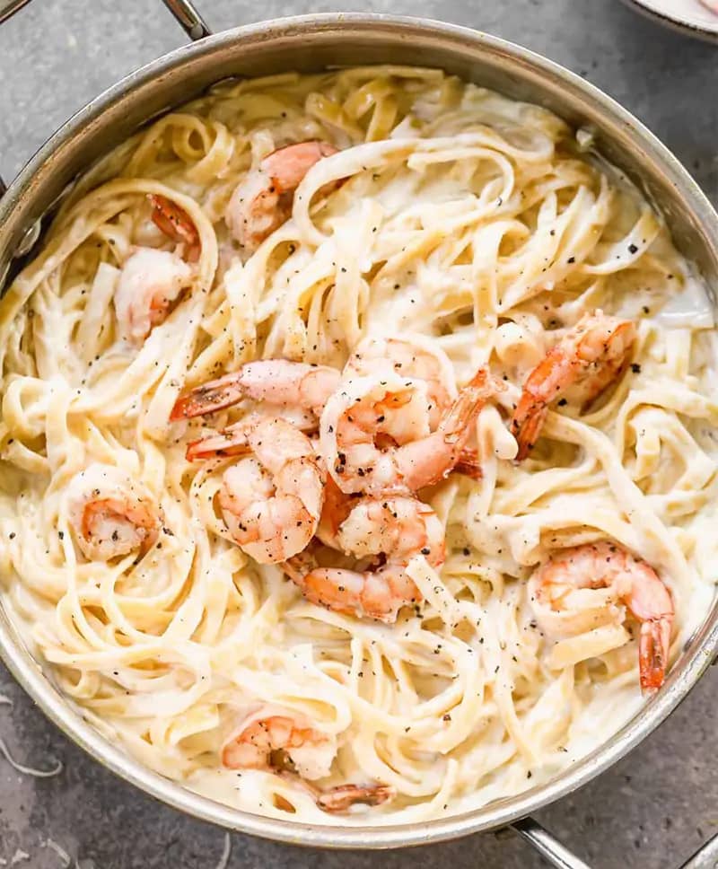 #4 Shrimp Alfredo