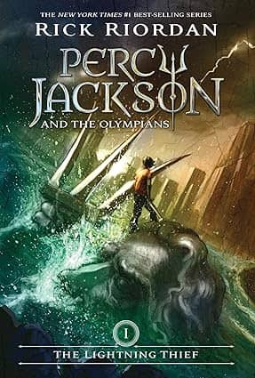 Percy Jackson and the Olympians by Rick Riordan.