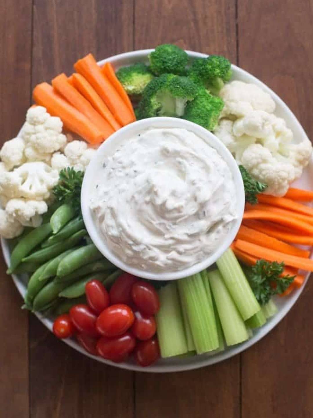 Easy Vegetable Dip.