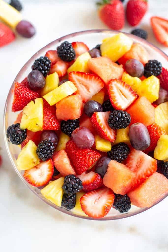 Fresh Fruit Salad.