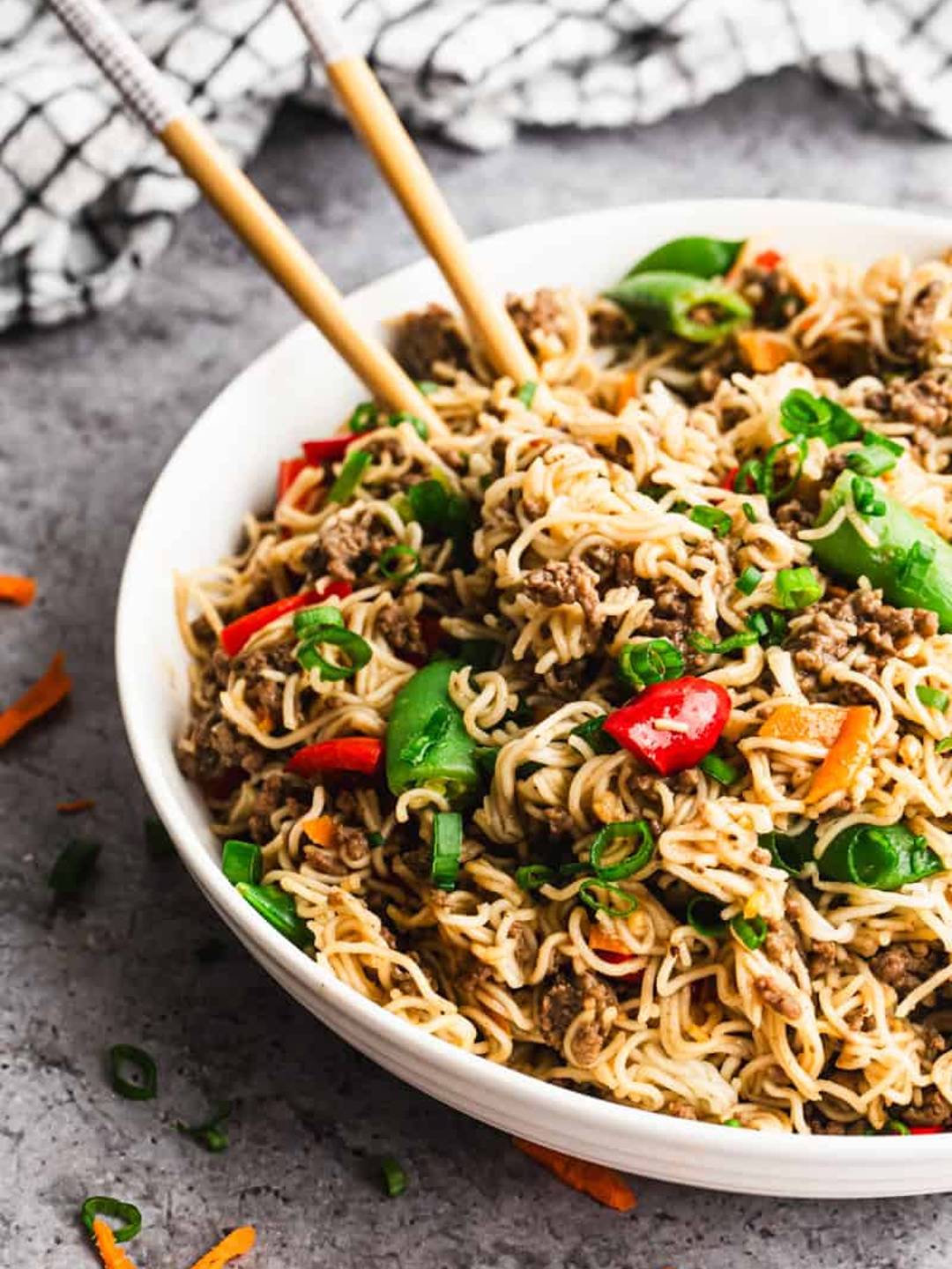 mongolian noodles.
