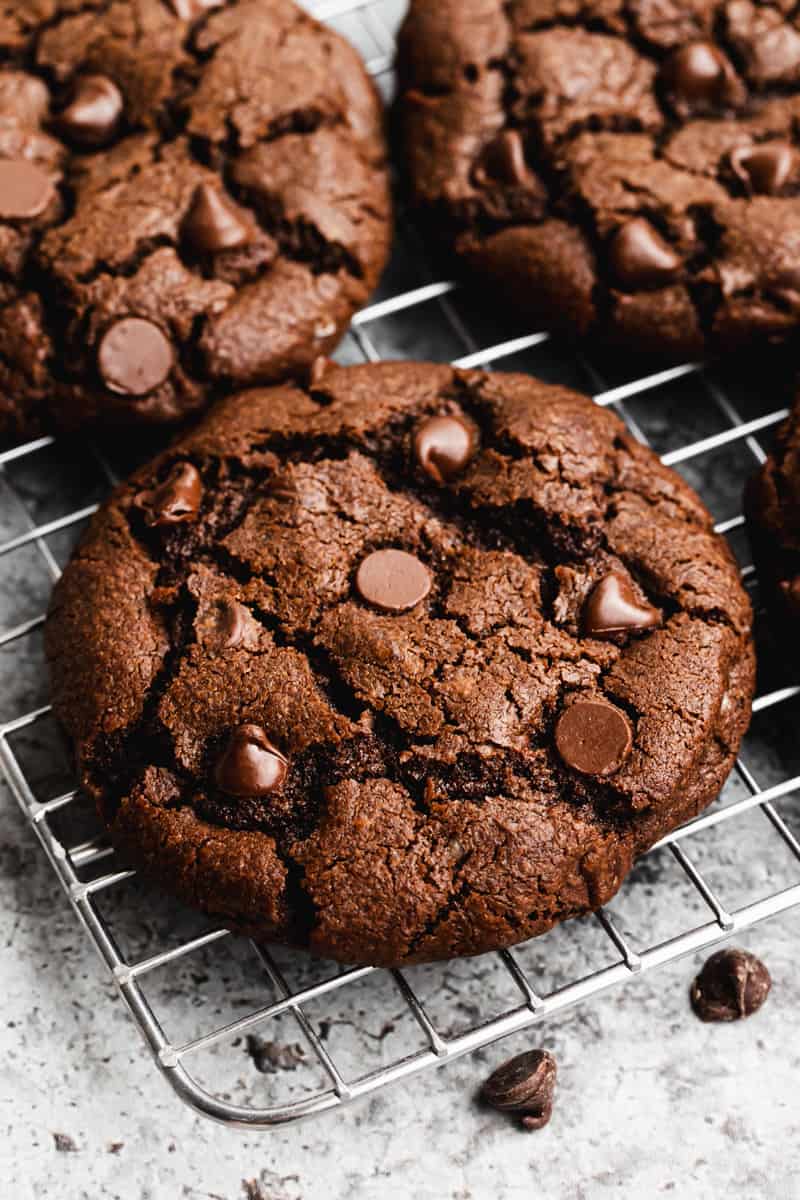 Double Chocolate Chip Cookies.