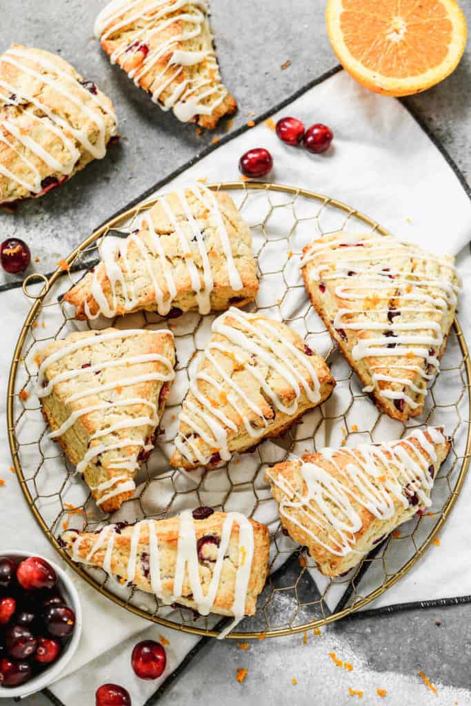 Cranberry Orange Scones.