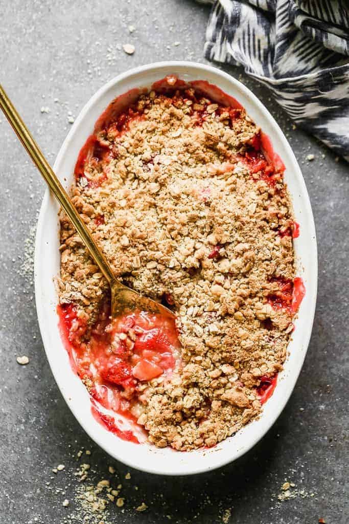 Strawberry Rhubarb Crisp