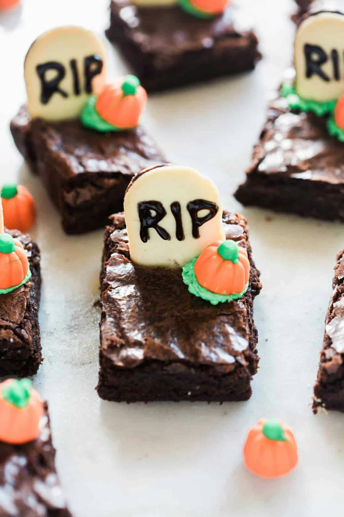 Halloween Brownies.