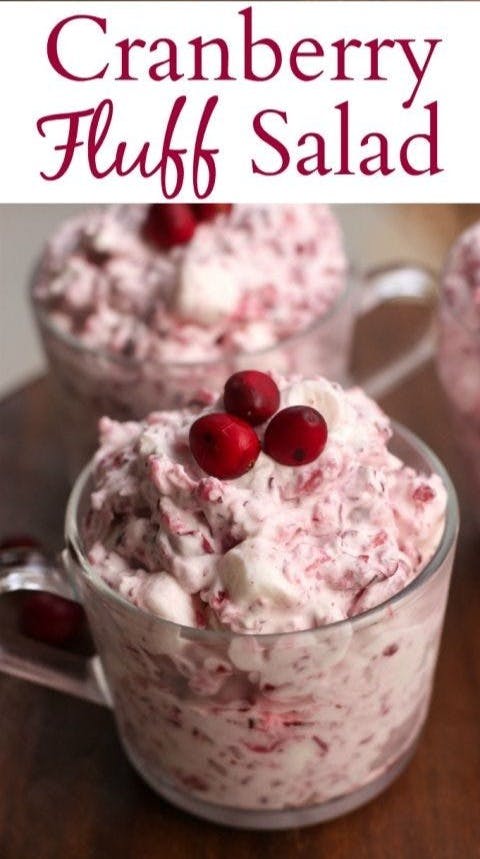 Cranberry Fluff Salad.