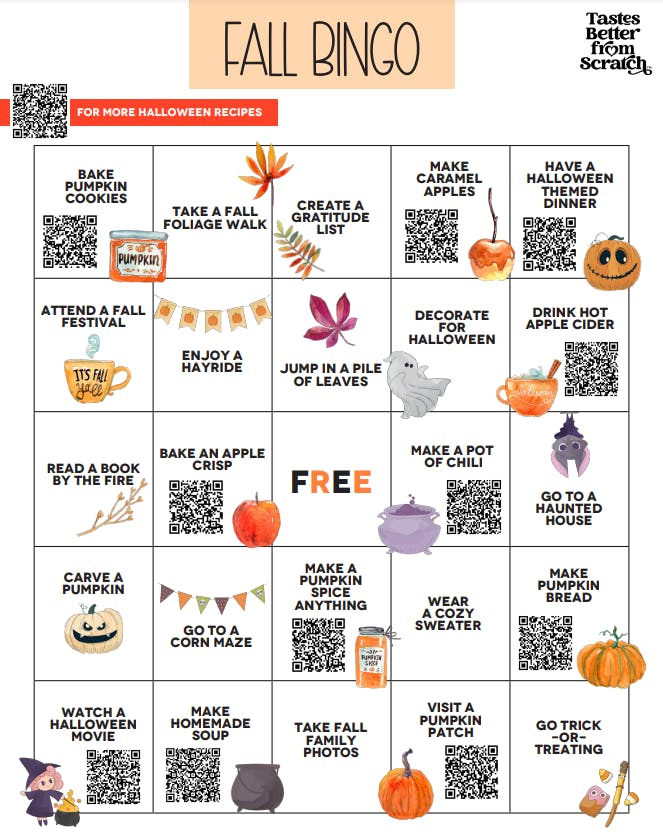 Fall Bingo.