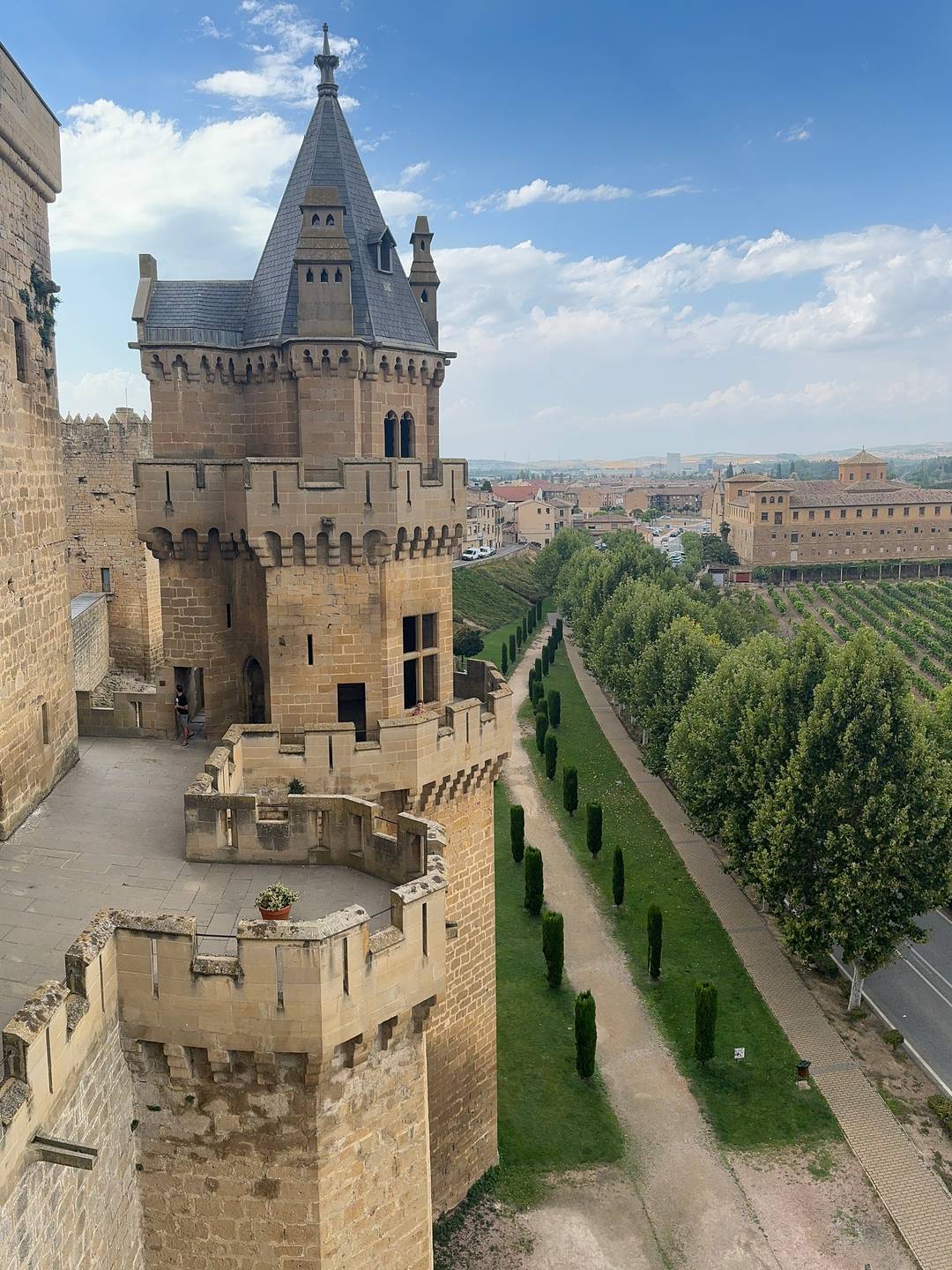 Olite Castle, outside of Pamplona, Spain.