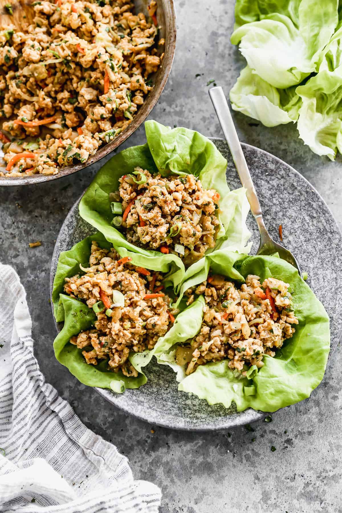 Thai Chicken Lettuce Wraps