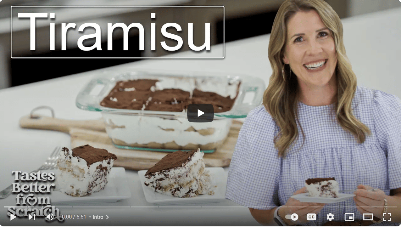 Tiramisu Youtube Video.