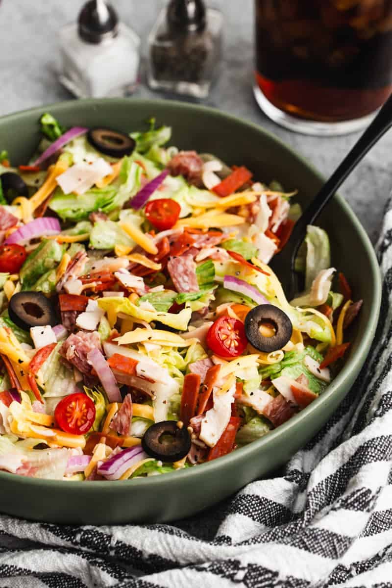 Italian Grinder Chopped Salad.