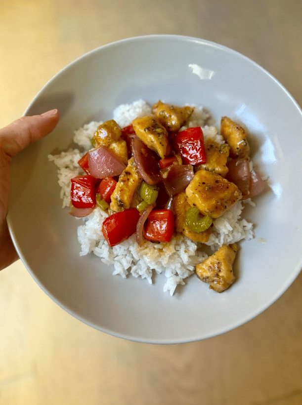 Black Pepper Chicken.