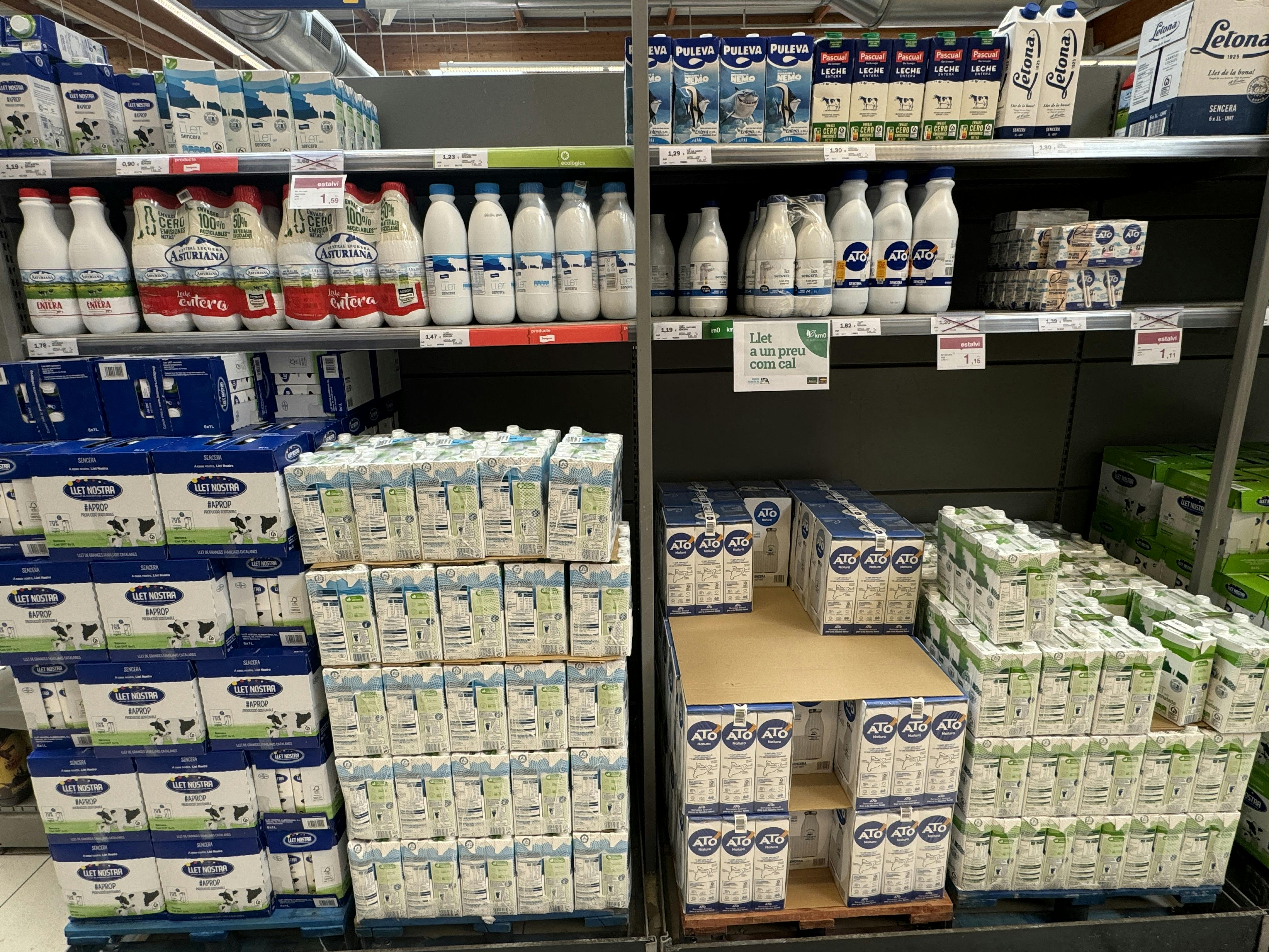 Shelf Stable Milk.