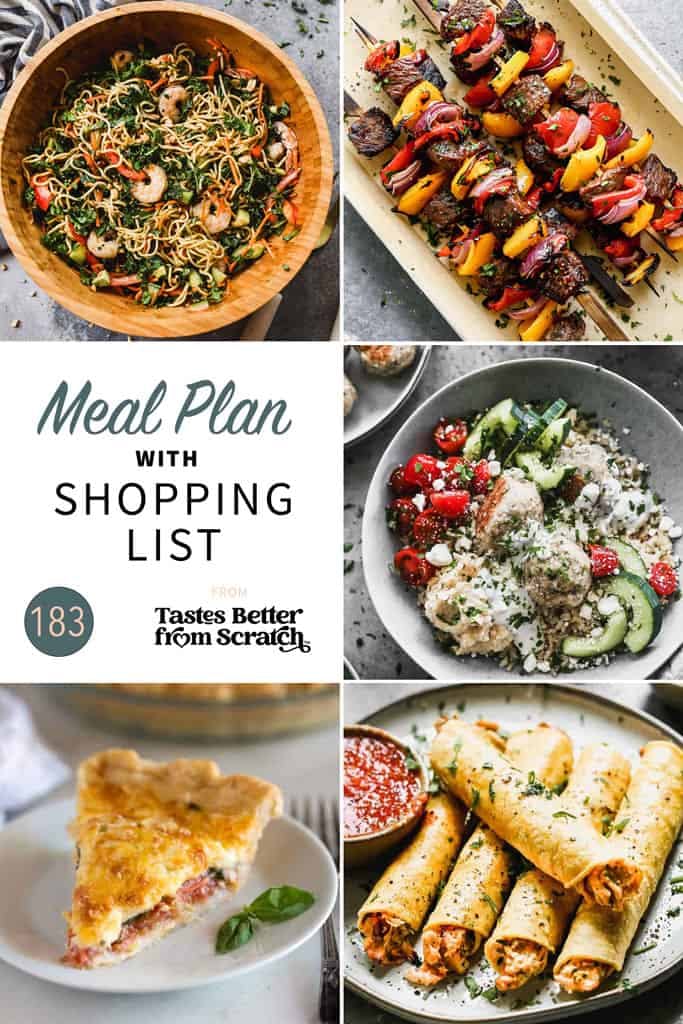 Collage of meal plan #183