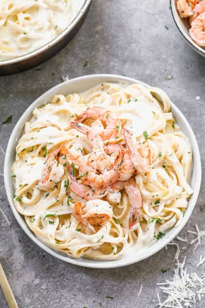 Shrimp Alfredo