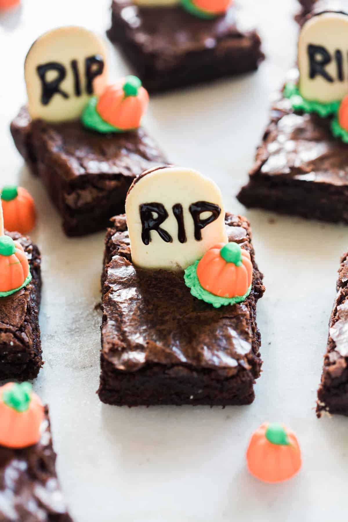 Halloween Brownies.