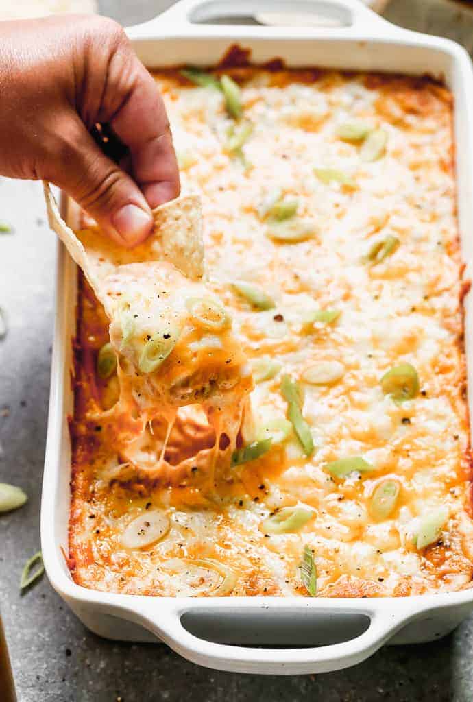 Cheesy Bean Dip.