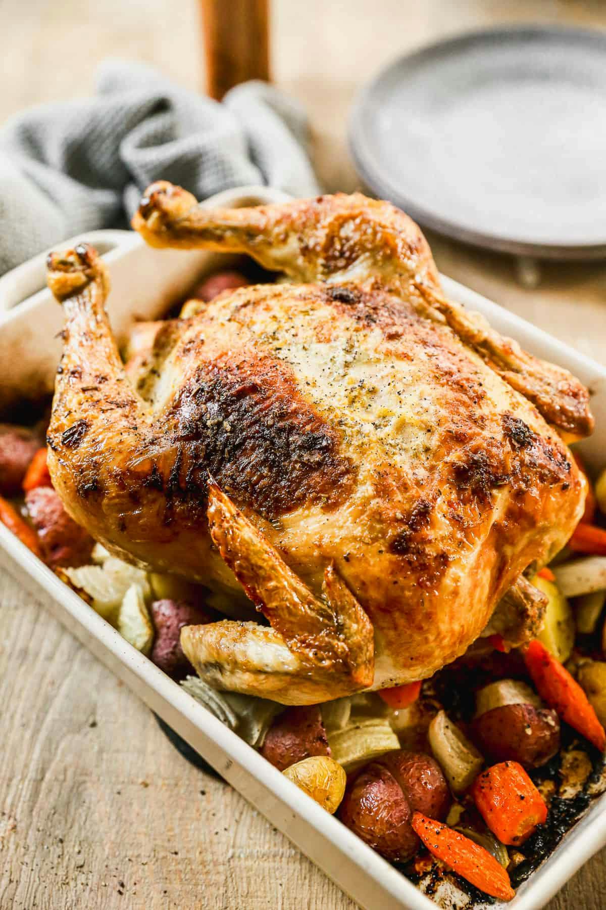 Easy Roast Chicken.