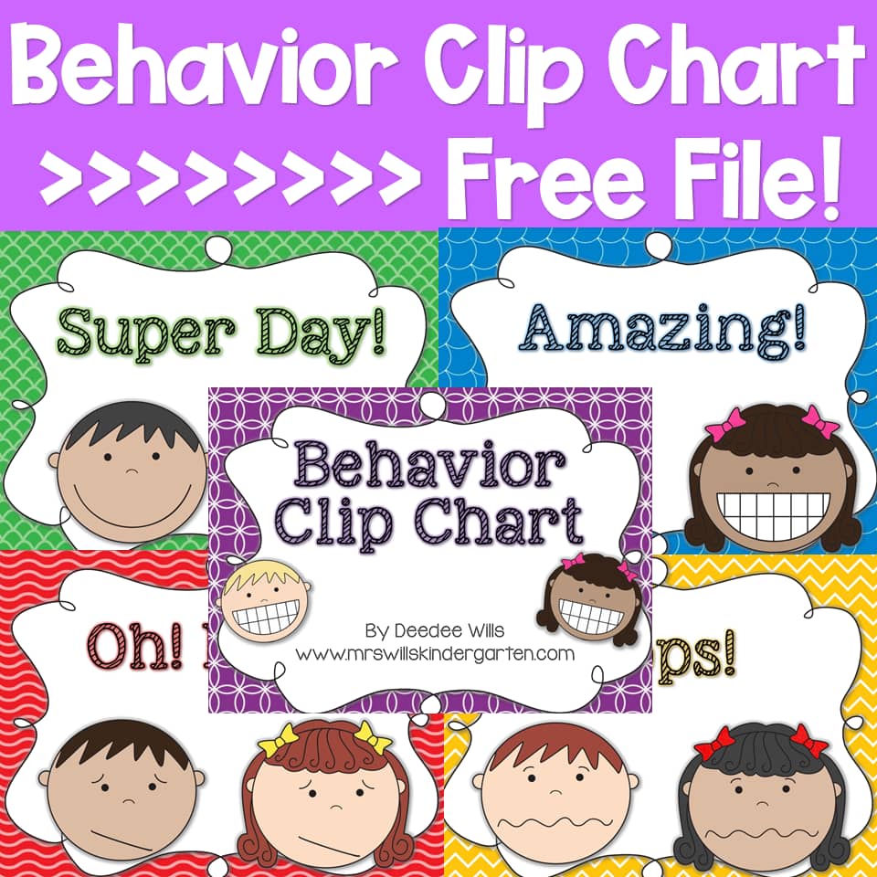 Classroom Behavior Mrs. Wills Kindergarten