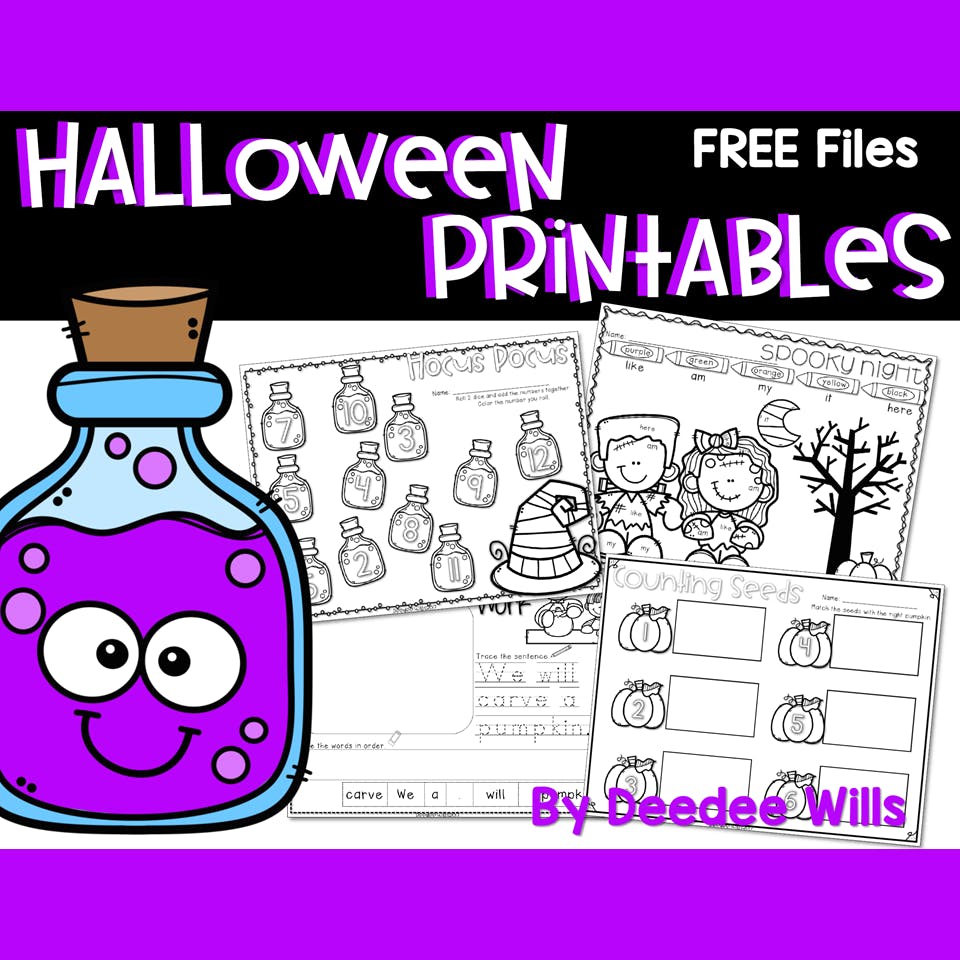 Halloween Centers for Your Primary Classroom | Free File! 3