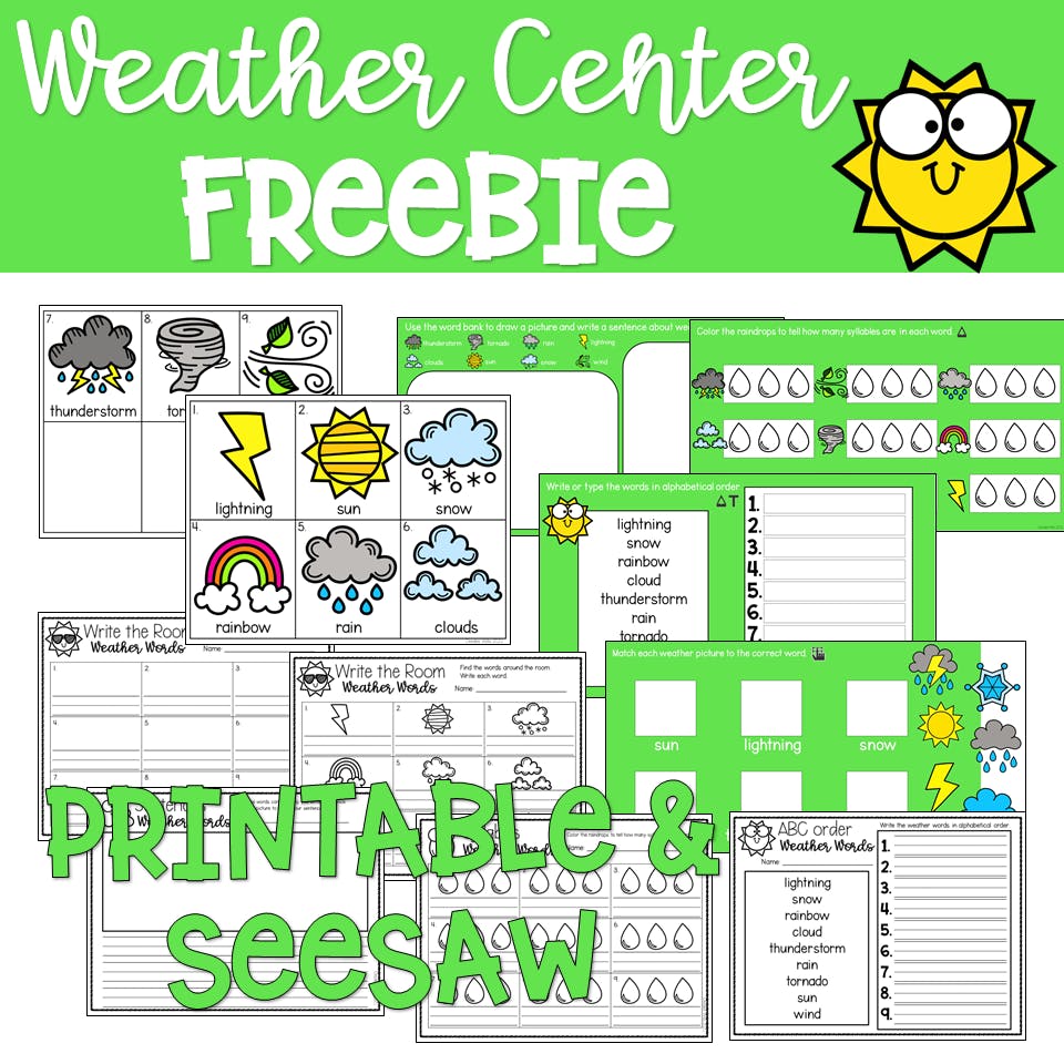 Classroom Friendly Weather Videos 3