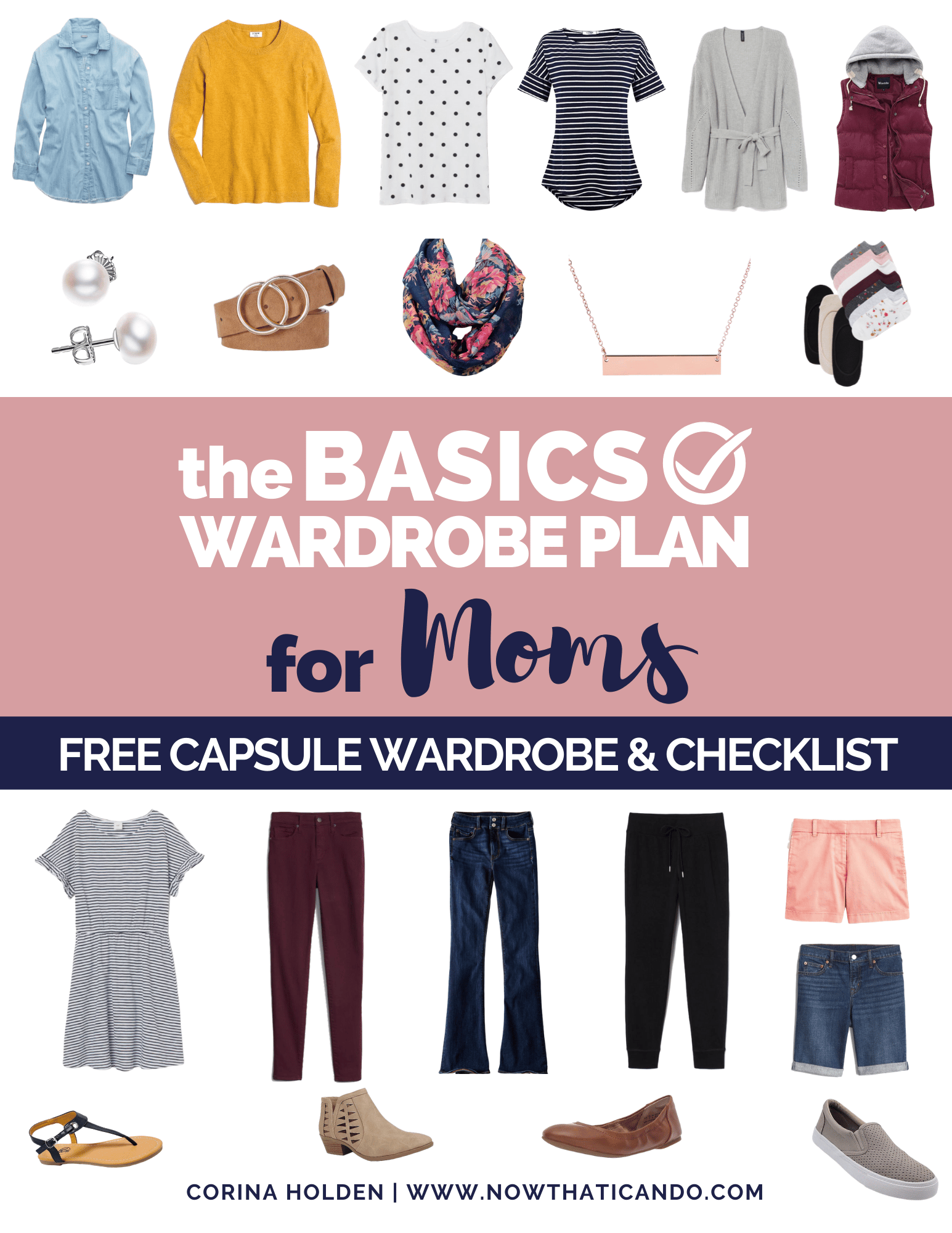 Free Basics Wardrobe Plan For Moms Pdf Checklist