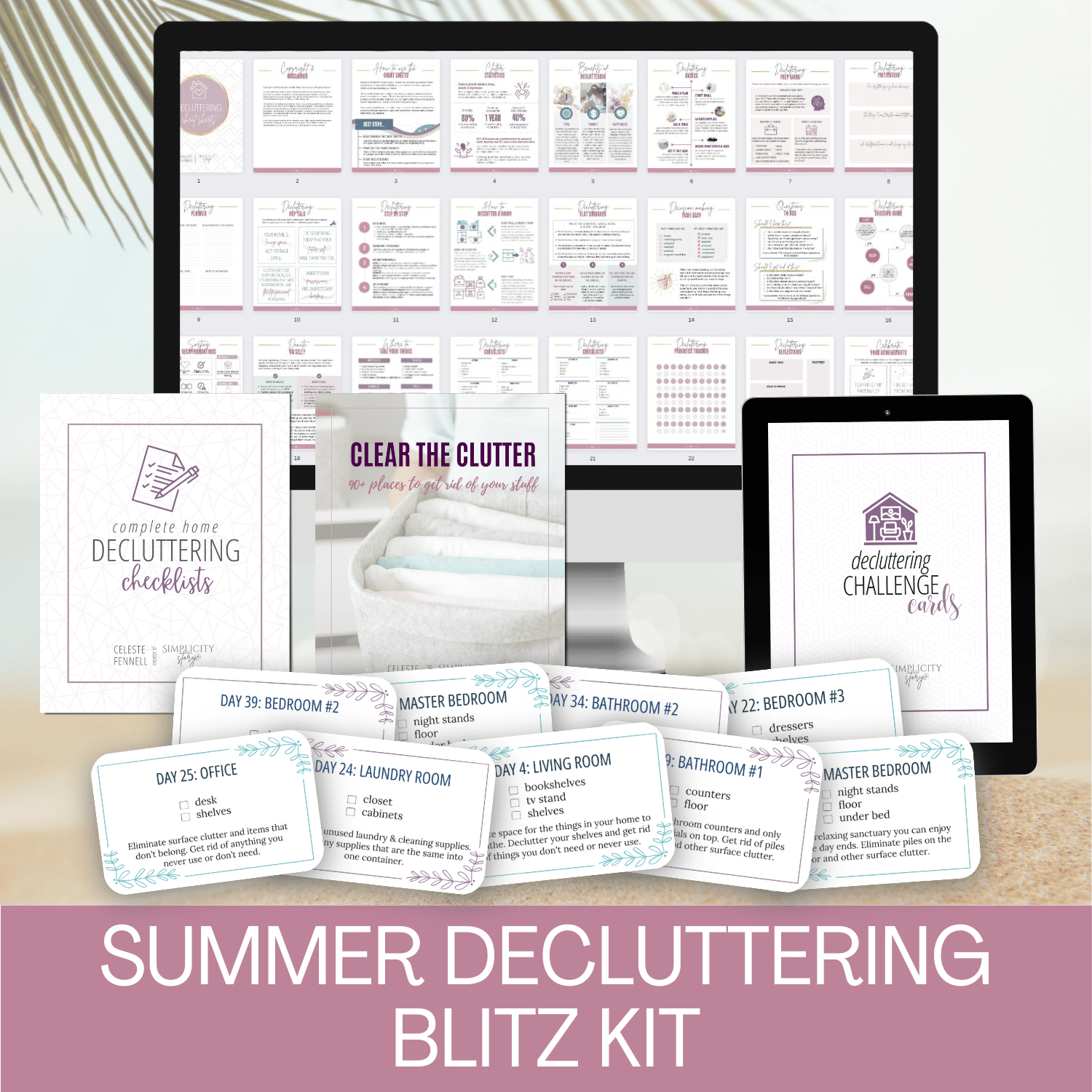 Summer Decluttering Blitz Kit mockup