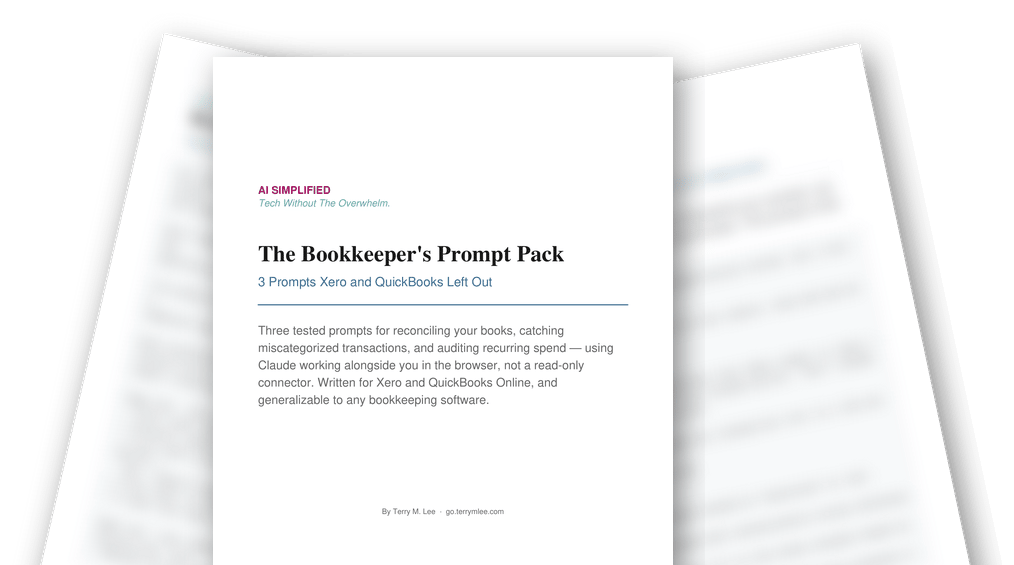 A peek inside the Bookkeeper's Prompt Pack