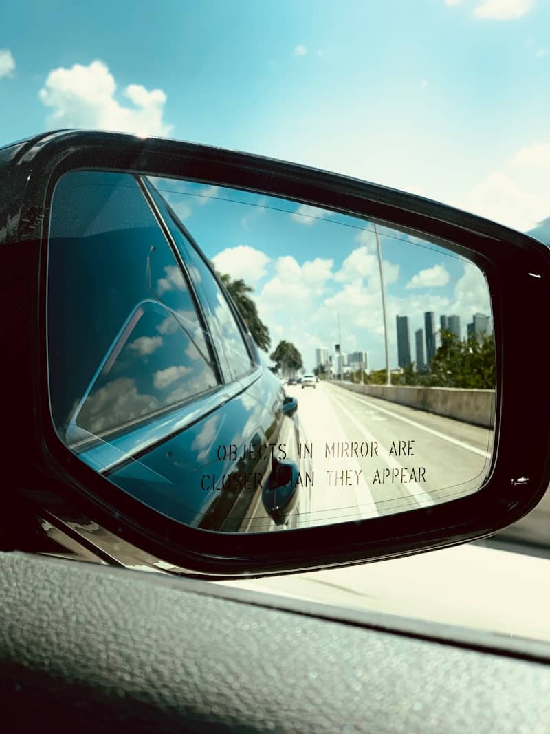 vehicle's wing mirror