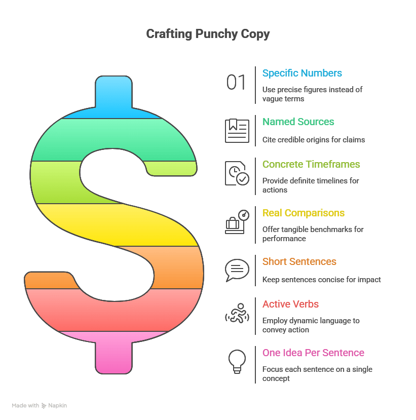 7 rules for punchy copy without weasel words