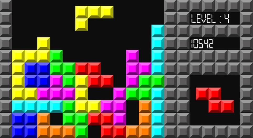 Tetris screen